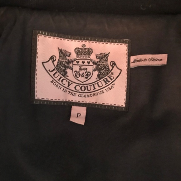 Women Juicy Couture Down Dark Brown Puffer Coat Short jacket Parka P.S Zara - Picture 4 of 7